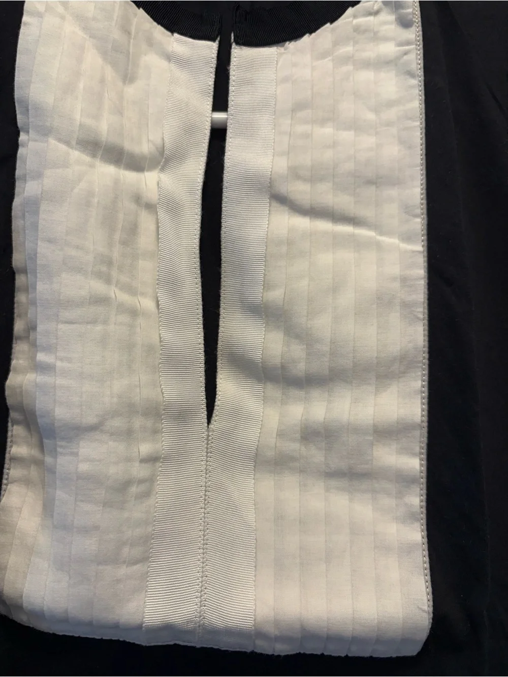 J.Crew Sleeveless Tuxedo-Style Pleated Top